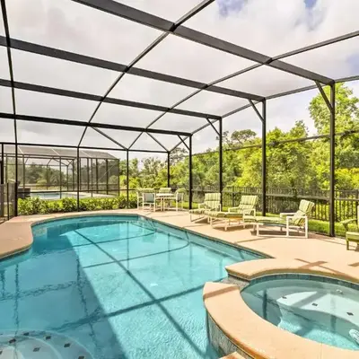Home with Private Pool and Spa 8 Mi to Disney