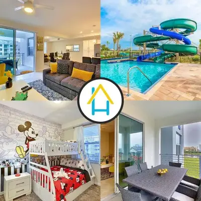 Fabulous Thematic 2BR Condo with Kids Splash Pad