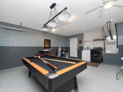a room with a pool table in it at bsv_villa1607 in Orlando