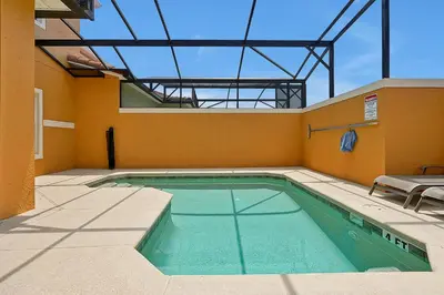 a swimming pool in the middle of a building at Rare Waterfront Wspashpool, Resort -3091Pp in Kissimmee