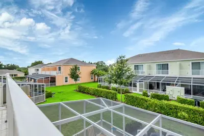 a view from the balcony of a house at Serenity 3 Bed Townhome townhouse in Orlando