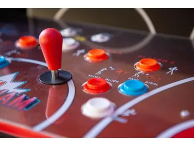 a red pin on top of a game controller at Best place to unwind and have lots of fun! in Kissimmee