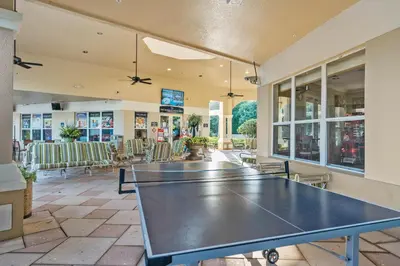 a ping pong room with a ping pong table at WH2618DS Windsor Hills Retreat in Orlando