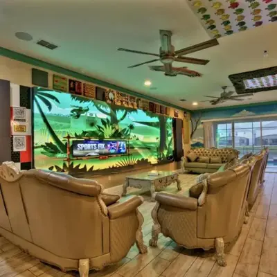 NEW! 14BR Disney-Area Resort with Bowling & Theater