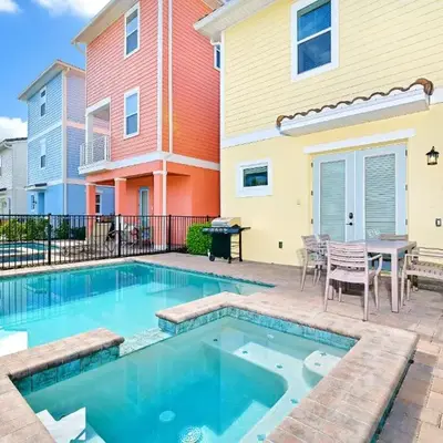 Inviting Cottage With Private Pool Near Disney With Margaritaville Resort & Island H2O Access - 8022Kd