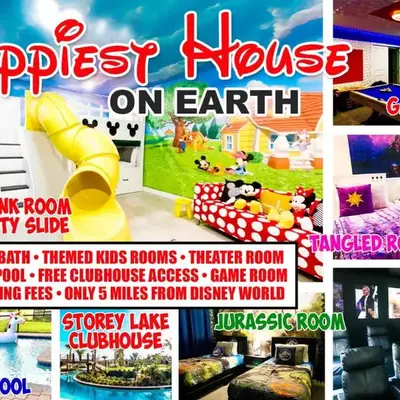 Happiest House on Earth near Disney World 9 Bedroom