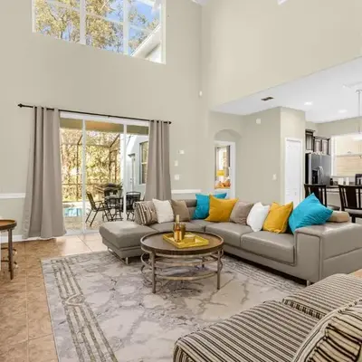Fun Family Villa Pool BBQ Near Disney World 5BR