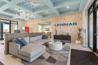 a living room with a couch and a table at 2 BR Modern Apt near Disney SL4741 in Kissimmee