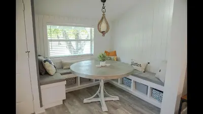 a small room with a table and a window at Family Home with Private Pool Yard Only 24 Mi to Disney in Saint Cloud