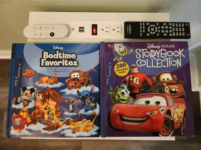 two dvds of mario sonic at the ly mario k at Fully Renovated, Quiet, Spacious Disney Themed Pool Home with Office in Kissimmee