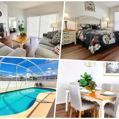 Clear Creek 3 Bedroom Home Private Pool 15 Min to Disney
