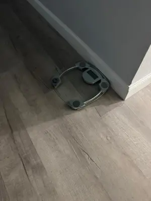 a door stopper on the bottom of a drawer at Home sweet Home near Disneyland in Kissimmee