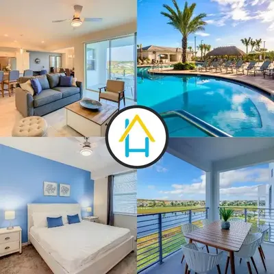 Gorgeous 2BR lakeview Condo with Waterpark